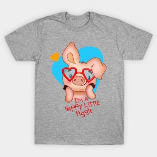 happy pig T-Shirt